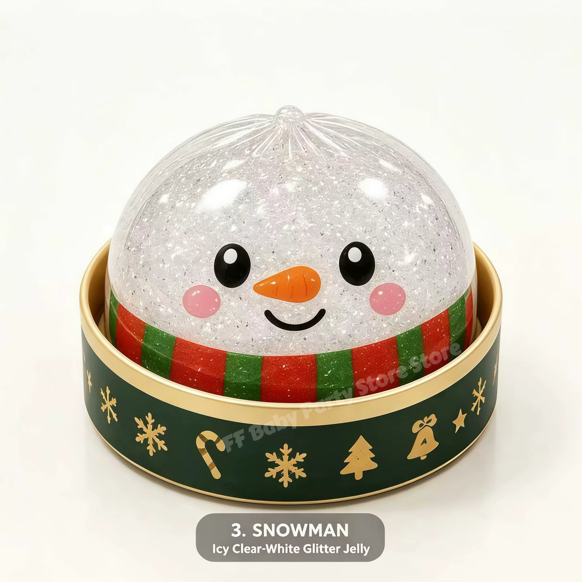 Large Christmas Bao Dumpling Squishy - Mystery Blind Box
