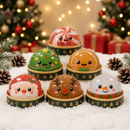 Large Christmas Bao Dumpling Squishy - Mystery Blind Box